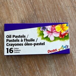 New Sealed Pentel Arts Oil Pastels - 16 Color Set